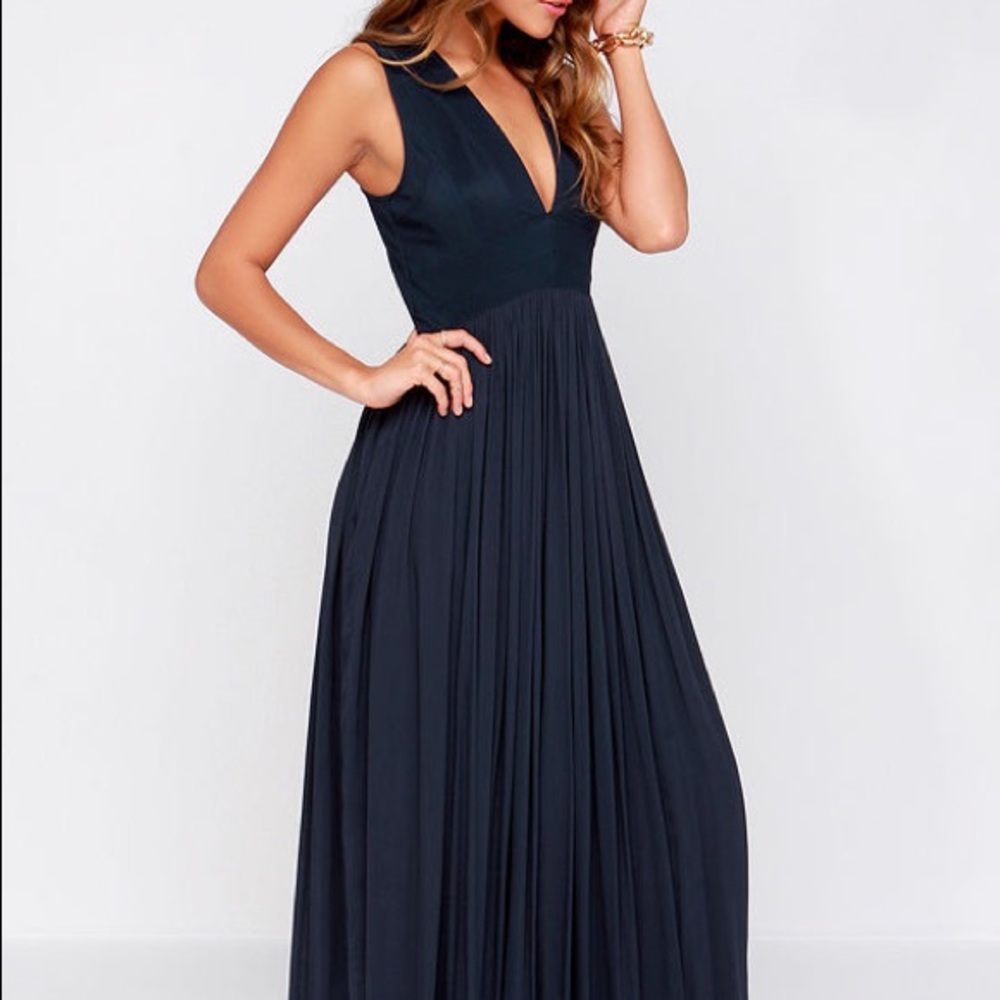 Lulu’s In Your Dreams Navy Blue Maxi
